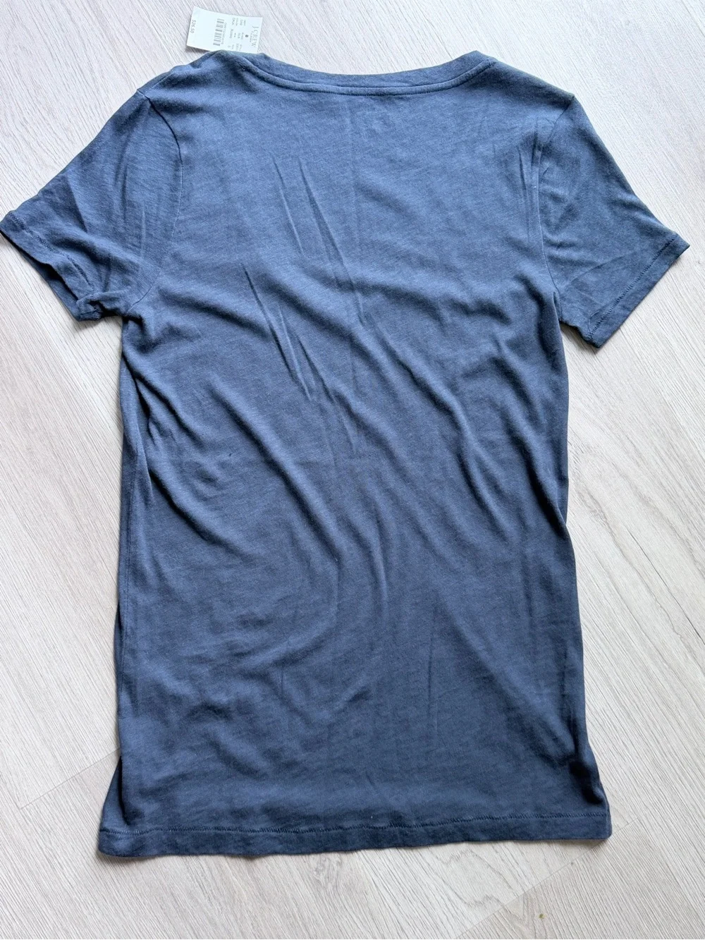 NWT J. Crew Factory Vintage Cotton V-Neck Tee - Navy (S)